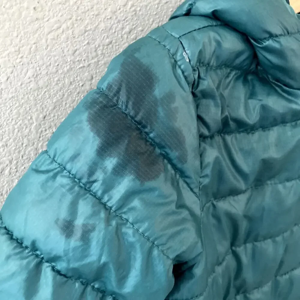 Primary Baby Lightweight Puffer Suit One Piece Spruce Green 12-18M